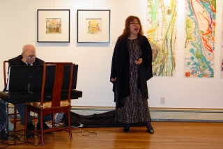 Keiko Bjorman during her performance.