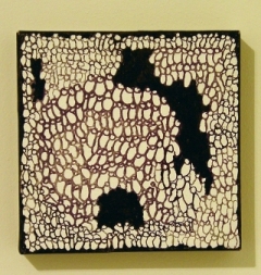 Marianne Ramos, “i" Drawing on Canvas, Ink Drawing on Canvas, 5" x 5", 2003