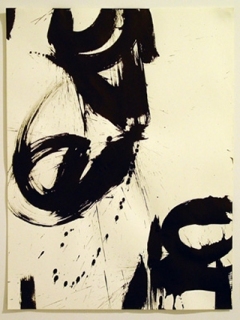 Karin Soika, Homage to Shirley Horn Series #1, 2, Ink on Paper, 22" x 16", 2003