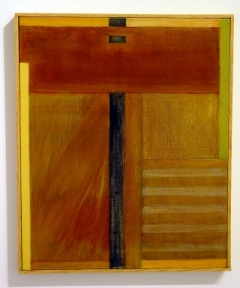 Suejin Jo, Screen , Oil on Canvas 18" x 15", 1997