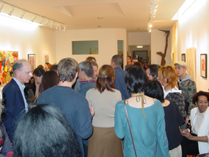 At the opening reception