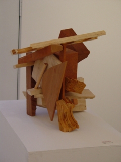 Paula DeLuccia, Untitled, Wood, 14" x 22" x 16", 2001